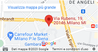 Mappa sede RUBENS (Scuola di danza)